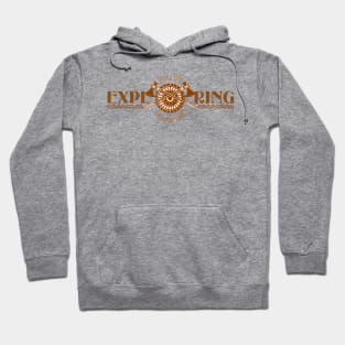 Never stop exploring; travel; traveler; travelling; wander; backpacker; sailor; sailing; explore; adventure; backpacking; explorer; free; roam; viking; Hoodie